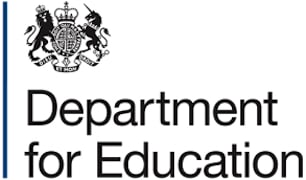 Department for Education logo (DfE)