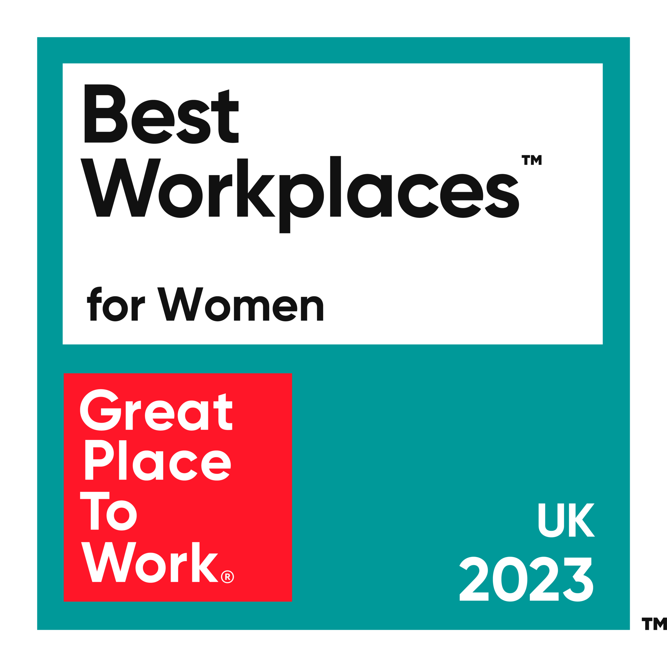 Great place to work for women award 2023